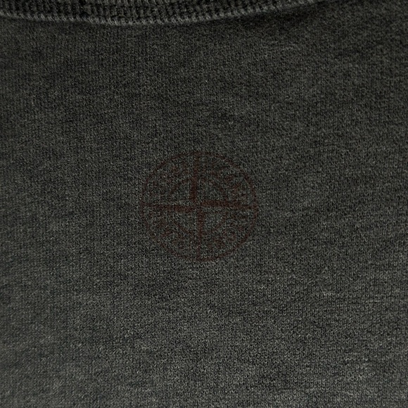 Stone Island Embroidered Logo Sweatshirt Men’s Pullover Size Large Grey - Picture 10 of 11